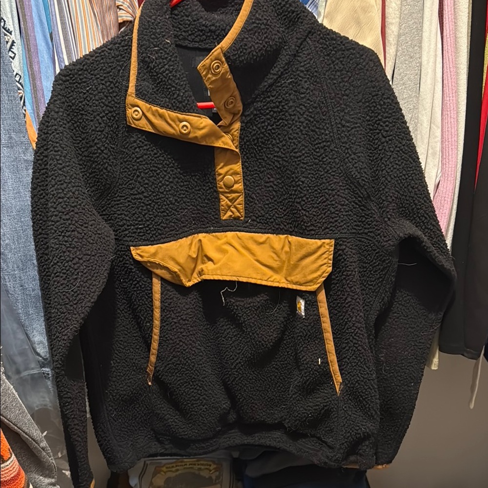 Carhartt Black and Tan Women's Jacket